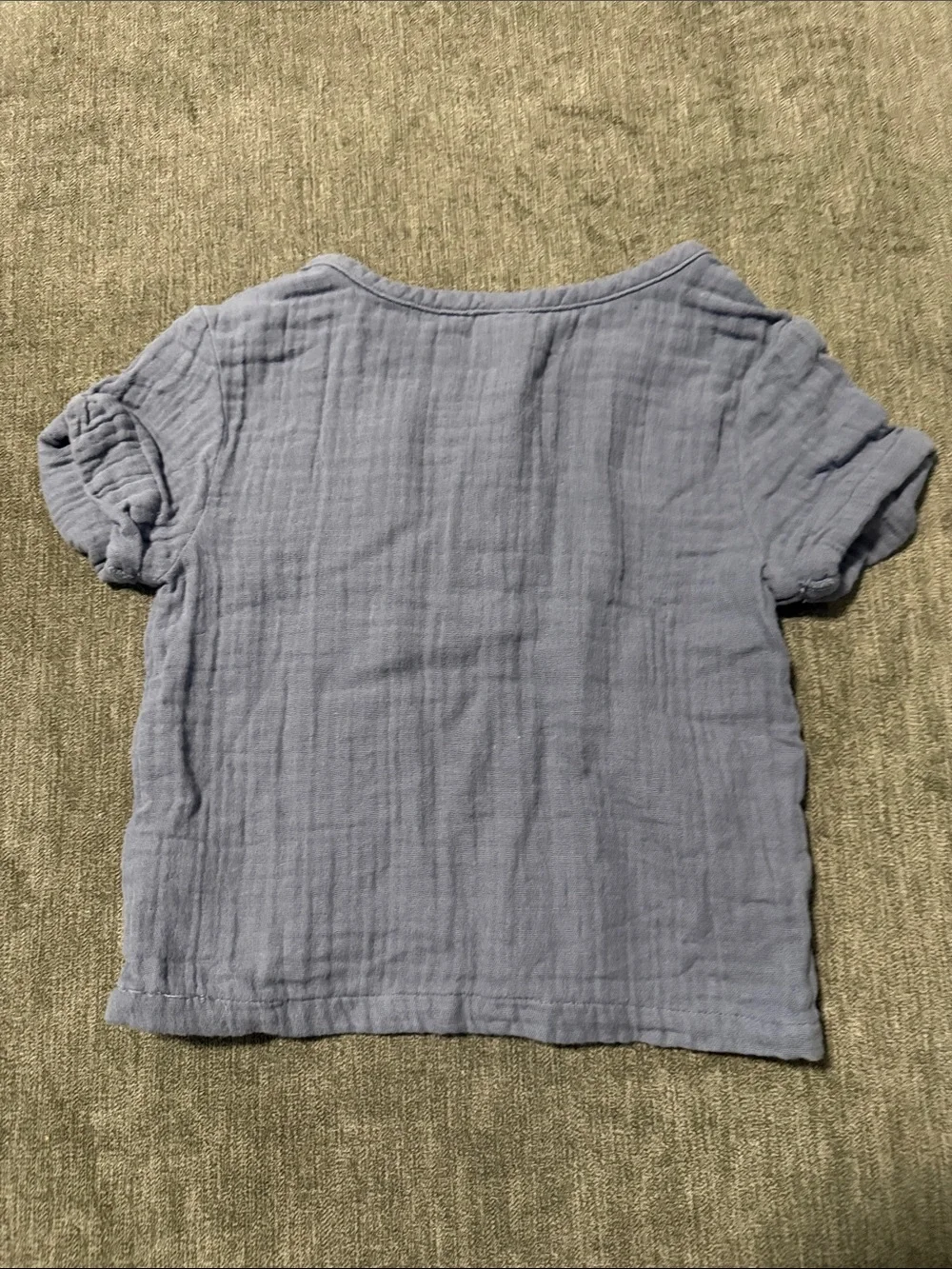 Kids' Soft Blue Cotton Gauze Set